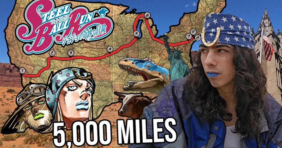 JOJO的奇妙冒险_JOJO的奇妙冒险第七部飙马野郎现实路线_JOJO的奇妙冒险第七部飙马野郎YouTuber挑战